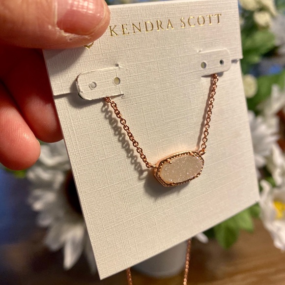 🛑 SOLD Kendra Scott Elisa Iridescent Druzy - Picture 13 of 16
